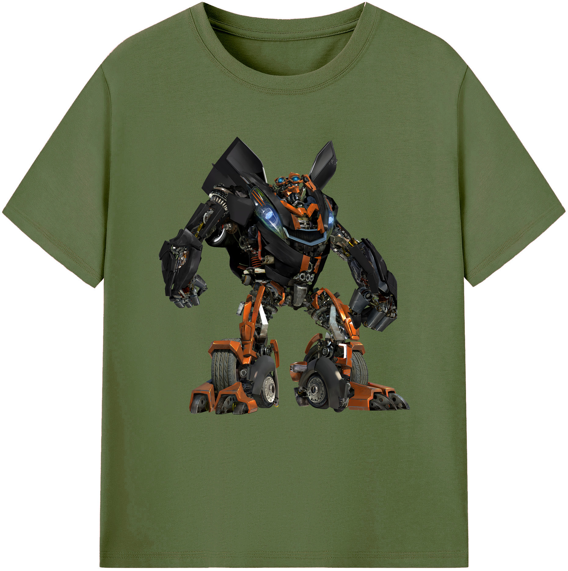 （画像用） Transformers トランスフォーマー 綿100％半袖Tシャツ（フロントプリント）